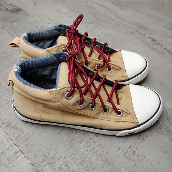 Tommy Hilfiger Sneakers / Chucks Tank and White Size 5.5 Women's - Picture 2 of 7